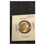 1912 Great Britain gold sovereign King George v