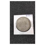 1989-0 Morgan silver dollar