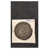 1889-0 Morgan silver dollar