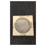 1891-0 Morgan silver dollar