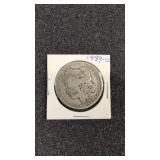1889-0 Morgan silver dollar