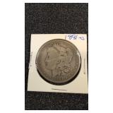 1881-0 Morgan silver dollar