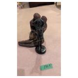 Pair Of Cast Statues 11 In And 12 In Tall