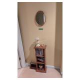 Small Stand With Vhs Tapes Mirror Etc