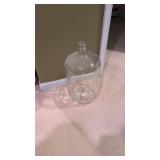 5 Gallon Glass Water Jug And Framed Print