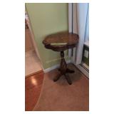 Modern Turned Pedestal Base Table 19 In X 30 In