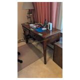 Two Drawer Hall Table 48 By 18 By 29