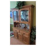 Modern Oak Hutch 48 By 17 By 76
