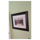 Framed Print 30 X26 And Goose Door Stop
