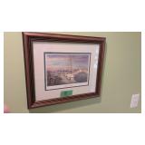 Framed Print Skipjacks At Annapolis Artist Signed