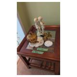 Items On Top Of Table Coin Glass Candy Dish