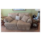 Modern Love Seat With Pillows 72 In Long