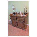 Modern Oak Dry Sink 38 X17 X34