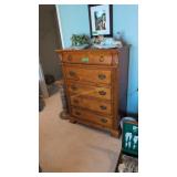 Modern Five-drawer Tall Chest Of Drawers 38 X18