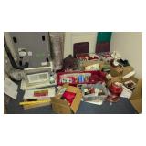 Large Lot Of Christmas Decorations