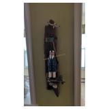 Wooden Wall Hanging Fisherman 28 In