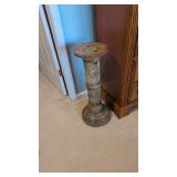 Large Marble Pedestal 28 In Tall 10 In Diameter