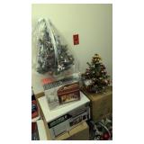 Christmas Decorations And Grout Boxes Are Empty