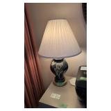 Oriental Style Table Lamp With Butterfly And