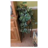 Artificial Plant With Metal Stand