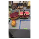 Three Longaberger Baskets As Shown
