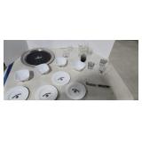 Jack Daniels advertising China shot glasses etc