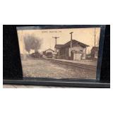 Postcard Marydel Maryland the depot