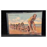 Postcard Rehoboth Beach Delaware frolicking