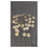 2-1964 & 36-40% silver Kennedy hale dollars