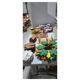 Handcrafted wooden items wreath