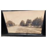 Postcard Houston Delaware railroad scene by