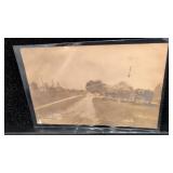 Postcard railroad avenue Houston Delaware by