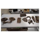 Lot of cast iron items as shown