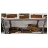 Wooden Advertising Boxes As Shown