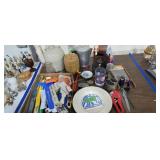 Advertising rulers jug barrel Bank etc as shown