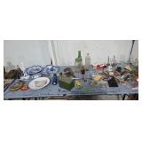 Glassware toys bottles as shown