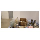 Bottles prisms statue piggy bank etc