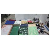 Lot of echo yearbooks picture frame domed