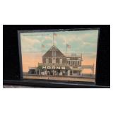 Postcard Rehoboth Beach Delaware horns pavilion