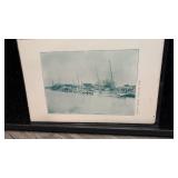 Postcard Seaford Delaware oyster docks