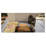 Lanterns carriage light with cracked lens linens