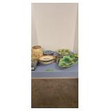 Magelica plates lamp shade etc