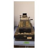 Vintage RC Allen cash registering machine no keys
