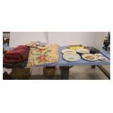 Delaware plates linens etc