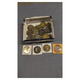 Lots of American veteran tokens etc as shown