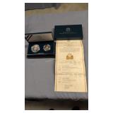 United States mint Columbus Quincentenary coin set