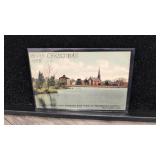 Postcard Milford Delaware Silver lake showing