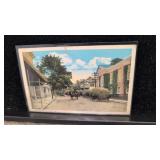 Postcard Milford Delaware pea wagons