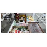 Toys serving tray fishing lures etc