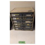 Small Bolt Cabinet With All Kinds Of Hardware